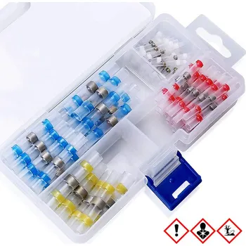 Auto elektroinstalace Sada vodotěsných spojek s cínem, 100 ks