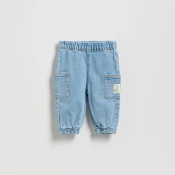 Dětská móda Reserved - Džíny - modrá - 235FO-50J - 235FO-50J-80