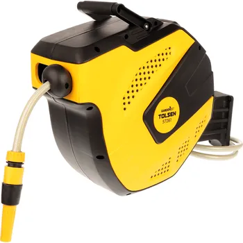 Rybářský naviják TOLSEN Naviják s hadicí na tlakovou vodu - 15 m 57261