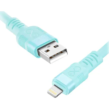 Datový kabel USB kabel Lightning rychlonabíjení 2m pastel