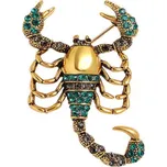 Gaira® Brož 312941 Štír ♏, Barva zlatá