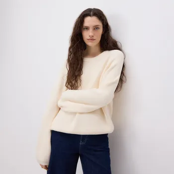 Dámský svetr Reserved - Svetr s viskózou - tělová - 227GP-02X - 227GP-02X-L