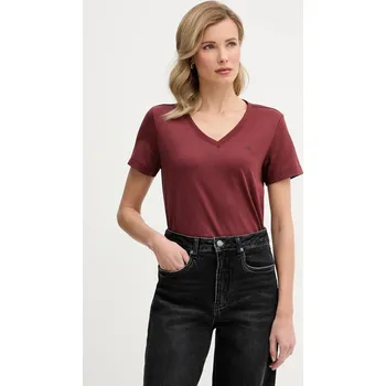 Pánské tričko Bavlněné tričko Calvin Klein Jeans LV047B205G červená 92X, vel. L