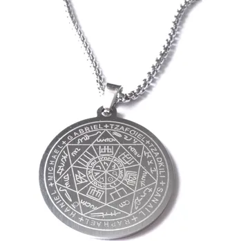 Přívěsek Ochranný přívěsek 7 Archandělů 3 cm nerez ocel