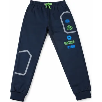 xcena Chlapecké bavlněné tepláky s náplety Velikost: 134