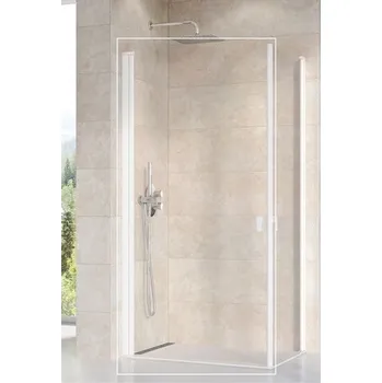 Ravak Chrome Sprchové dveře 100 Transparent bílá matná 1QVA0E01Z1 CRV1-100