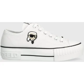 Dámská obuv Plátěnky KARL LAGERFELD KL60424 Bílá 37