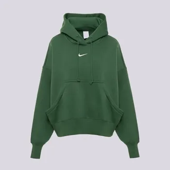 Dámská mikina Nike Mikina S Kapucí Phnx Flc Oos Hoodie W Nsw Zelená Xs