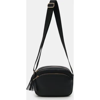 Kabelka Sinsay - Crossbody kabelka z imitace kůže - černá - 251GK-99X - 251GK-99X-ONE-1