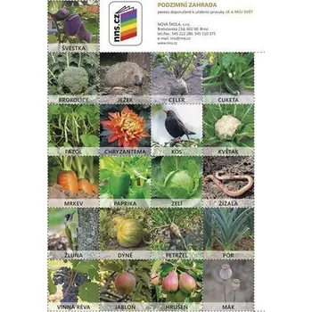 Pexeso Podzimní zahrada (Já můj svět 2)