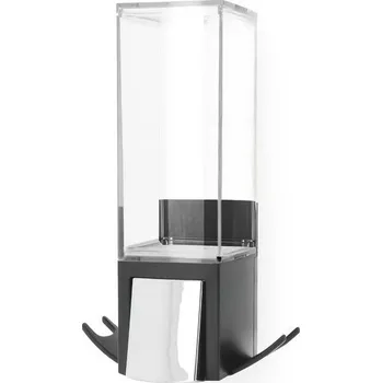 Dávkovač mýdla Compactor Edge nástěnný dávkovač mýdla, chrom / ABS plast - černý, 500 ml