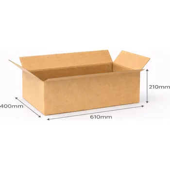 Karton Era-pack Krabice papírová klopová - 3VVL Velikost: 610 x 400 x 210 mm – 3VVL