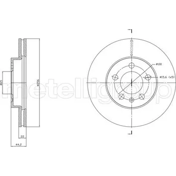 Brzdový kotouč Brzdový kotouč METELLI 23-1843C