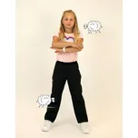 Kocour Mourek Kalhoty dětské softshellové zimní s beránkem černé Velikost 170 (vel. M)