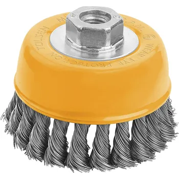 TOLSEN Hrnkový copánkový kartáč 75 mm - M14 77611