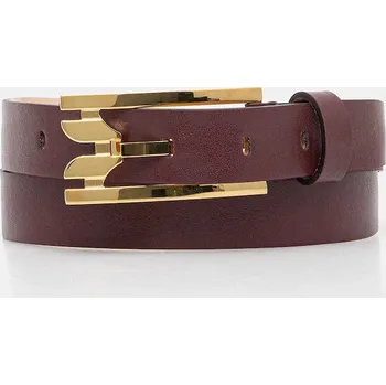 Opasek Kožený pásek Victoria Beckham B425AAC007031A burgundské 83X, vel. 70