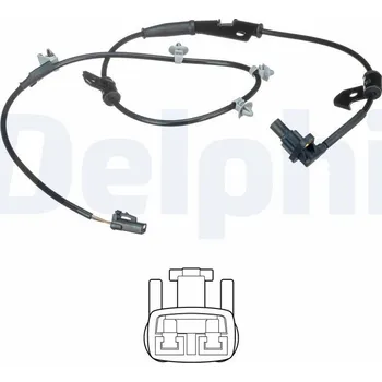 Přislušenství brzdového systému Snímač, počet otáček kol DELPHI SS20531