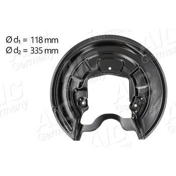 Autodíl Ochranný plech proti rozstřikování, brzdový kotouč A.I.C. 57691