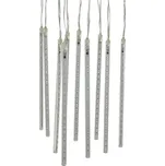 ACA Lighting Vánoční závěs rampouchy 12,4 m 240 LED studená bílá