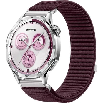 VSECHNONAMOBIL 131086 NYLON Univerzální řemínek pro chytré hodinky - šířka 18mm bordó