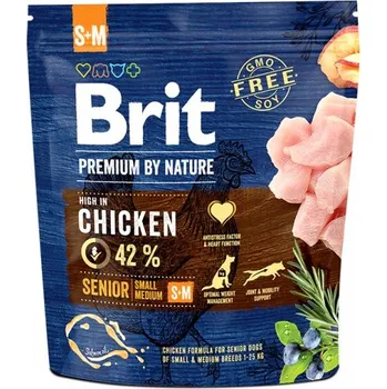 Krmivo pro psa Brit Premium by Nature Senior S+M 1 kg EXPIRACE květen (28.5.2026)