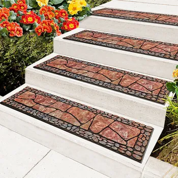 Rohožka 2 rohožky na schody Kameny terakota 88 x 24 x 0,7 cm