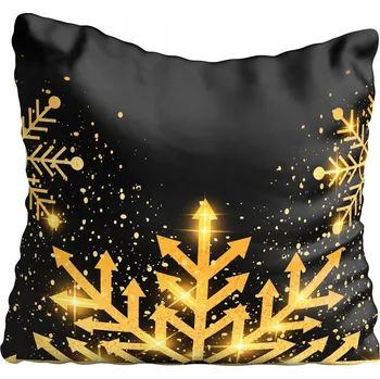 Polštář Povlak na polštář s vánočním motivem, hvězda, 40x40 cm