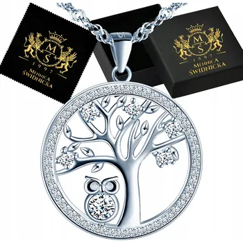 Náhrdelník Stříbro Strom Štěstí Narozeniny Výročí Pro Maminku