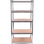 Aga Kovový regál 180x90x40 cm 5 polic
