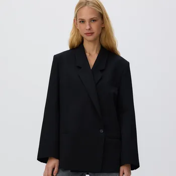 Reserved - Blejzr z&nbsp;viskózové směsi - černý - 607HJ-99X - 607HJ-99X-X_S