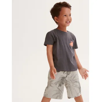 Reserved - Žerzejové kraťasy - světle šedá - 0288L-09X - 0288L-09X-98