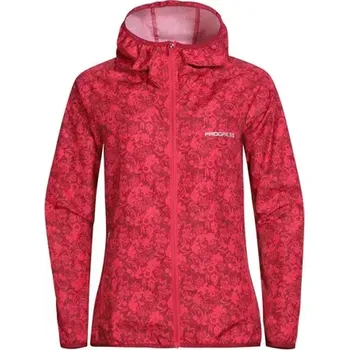 PROGRESS Progress Valeda dámská lehká bunda - větrovka, malinová velikost M