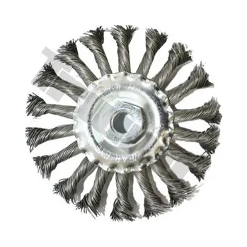 Brusný kotouč Ploché drátěné kolo, M14x2, opletené - Ø 115 mm