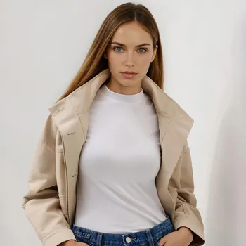 Reserved - Tričko slim fit - bílá - 167HT-00X - 167HT-00X-L