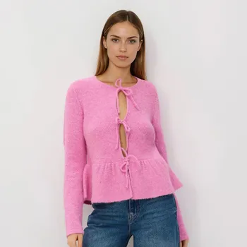 Dámský svetr Reserved - LADIES` SWEATER - růžová - 451HH-30M - 451HH-30M-L