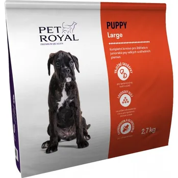 Krmivo pro psa Pet Royal Puppy Large 2,7 kg EXPIRACE duben (27.4.2026)