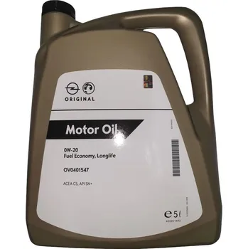 Motorový olej Motorový olej OPEL GM 0W-20 LL FE, 5L