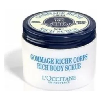 Tělový peeling L´occitane Shea Butter Rich Scrub - Tělový peeling 200 ml