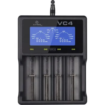 Nabíječka baterií XTAR Nabíječka na baterie 18650 4 x Li-ion/Ni-MH LCD