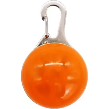 Obojek pro psa Svítící LED přívěsek na obojek Barva: Oranžová