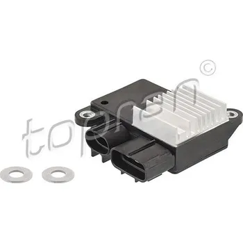 Auto elektroinstalace Předřazený odpor, elektromotor (ventilátor chladiče) TOPRAN 600 409