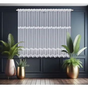 Fliying Hotová záclona s výšivkou L 105-7089, 400x150 cm