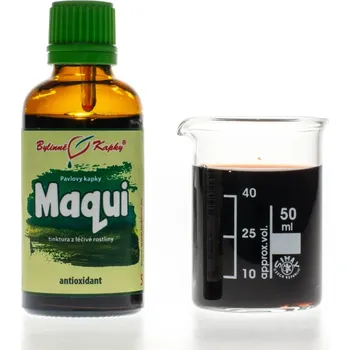 Doplněk stravy Bylinné kapky s.r.o. Maqui tinktura 50 ml | Bylinné kapky