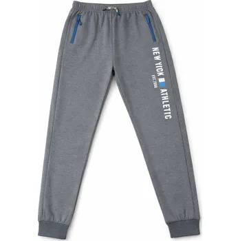 xcena Tepláky bavlněné šedé s kapsami Velikost: 152