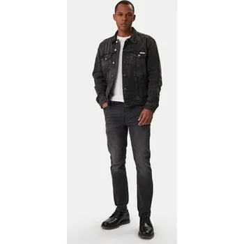 Pánská móda Calvin Klein Jeans Jeansy LV04RB754G Šedá Slim Taper Fit 38_34