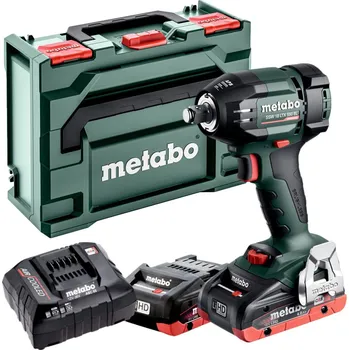 Aku rázový utahovák Metabo SSW 18 LTX 550 BL, 2×4Ah, 18V, metaBOX