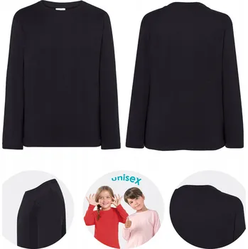 TRIČKO S DLOUHÝM RUKÁVEM PRO DĚTI ČERNÉ DLOUHÝ RUKÁV 5-6 LET