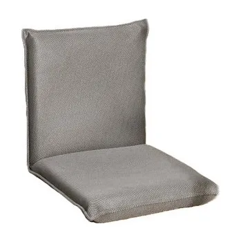 Nábytek Podlahové křeslo HW65605GR se 6 polohami nastavitelného opěradla, šedé - N COSTWAY