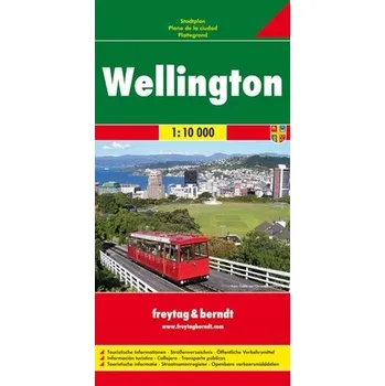 WELLINGTON NOWA ZELANDIA PLAN MAPA 1:10 000 FB Kolektiv autorů