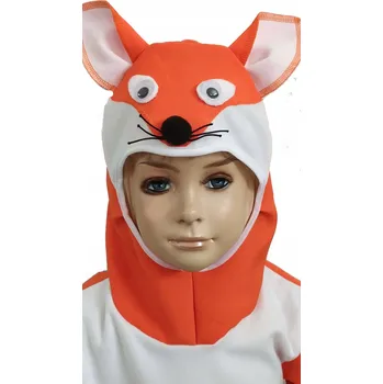 Karnevalový kostým Kostým LIŠKA zrzavá s ocasem liška mazaný 110-116